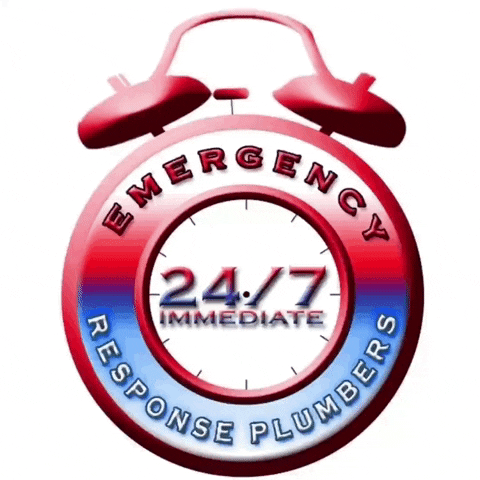 24/7 emergency plumber response badge